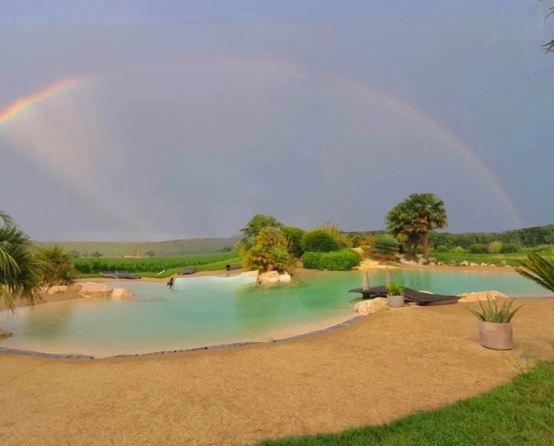 Quand un arc en ciel s’invite au dessus de NATURASWIM ...