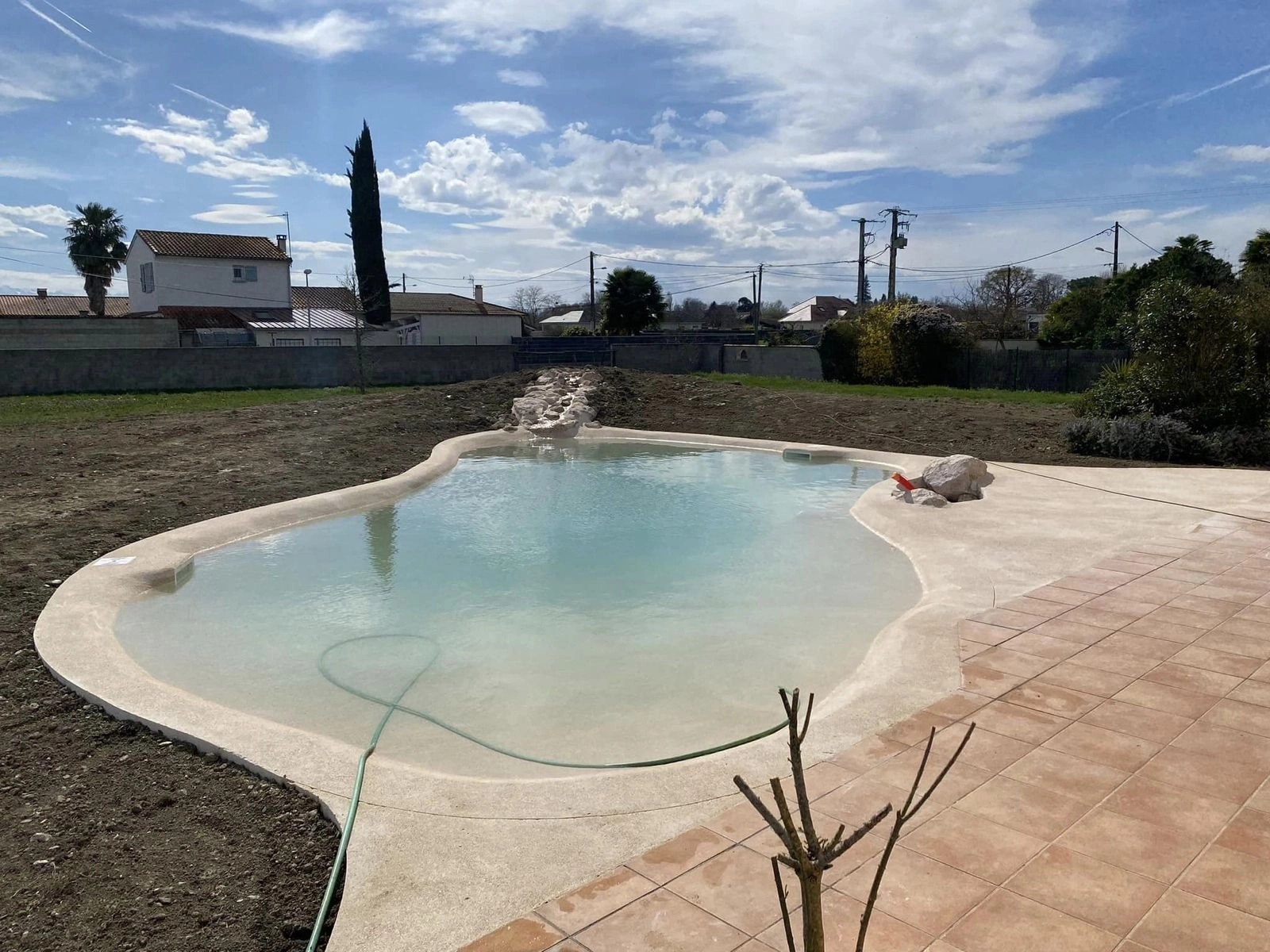 Nos équipes réalisent des bassins en cinq jours