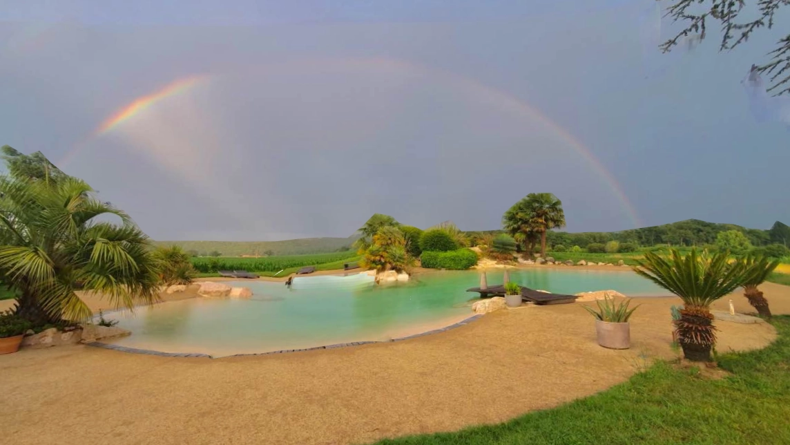 Quand un arc en ciel s’invite au dessus de NATURASWIM ...
