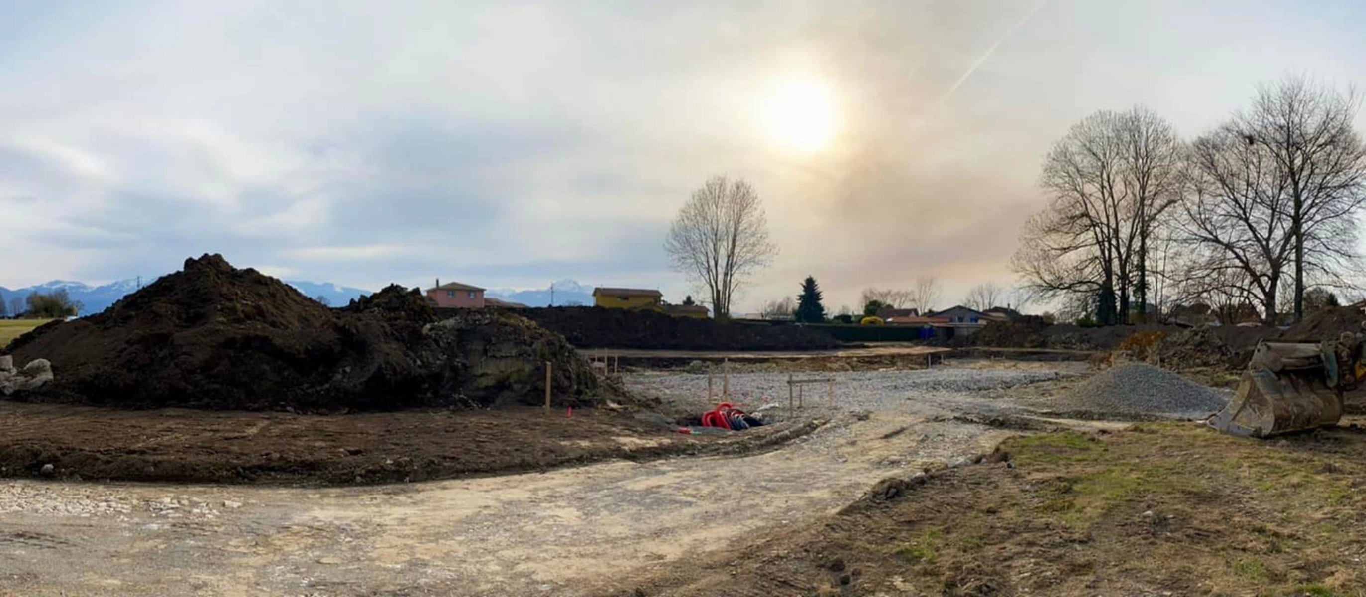 NATURADOME XVI a CAPVERN (65) Début du chantier