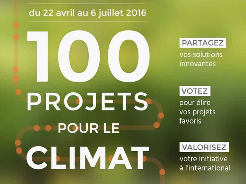 Lauréat du concours "100 projets pour le climat"