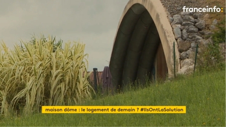 Maison dome téléviser par franceInfo